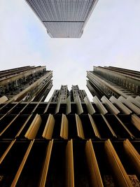 Low angle view of buildings against sky