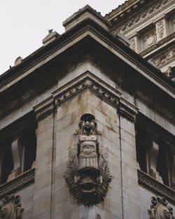 Low angle view of historical building