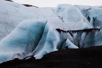Scenic view of snow covered landscape