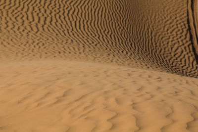 Full frame shot of sand