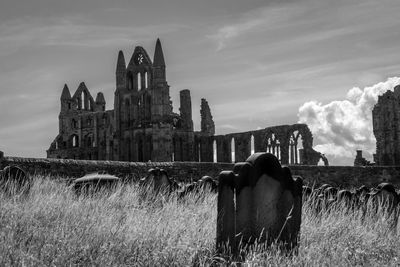 View of church against cloudy sky