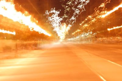 Road passing through tunnel