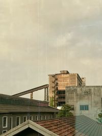 Low angle view of buildings against sky
