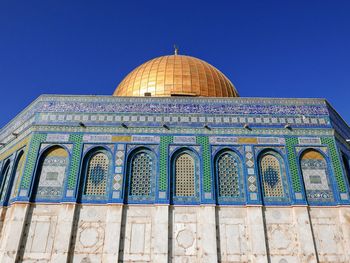 Close-up of dome of the rock