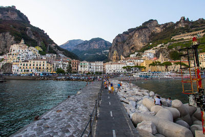 Panoramic view of buildings in city