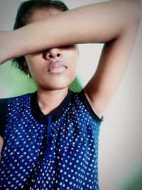 Portrait of boy smiling