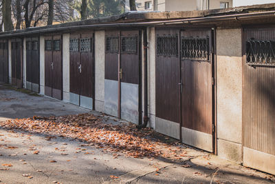 Entrance of building