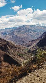 Scenic view of landscape against sky