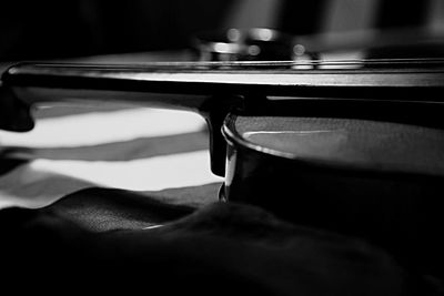 Close-up of piano keys