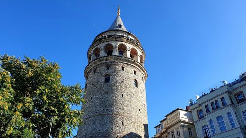 Low angle view of historical building against sky