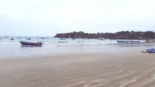 Scenic view of beach