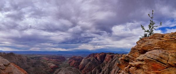 Panoramic view of landscape against sky