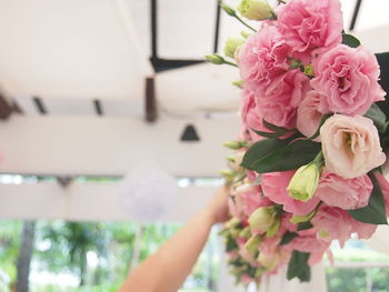 Close-up of rose bouquet