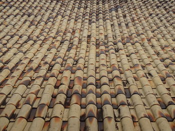 Full frame shot of roof tiles