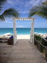 Scenic view of beach