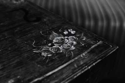 Close-up of wooden plank