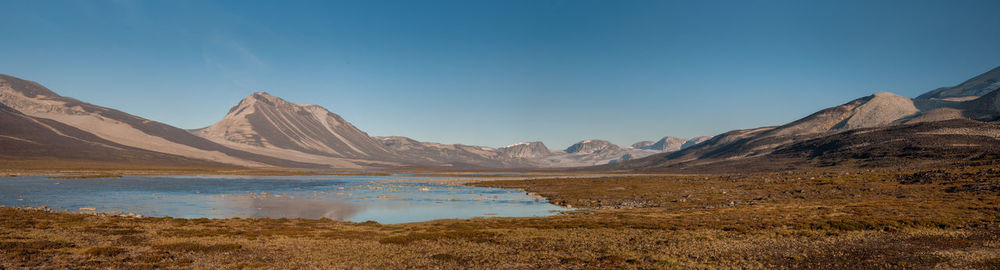 Panoramic landscape from greenland