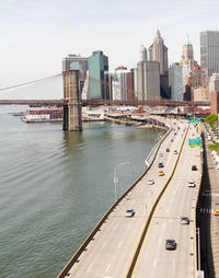 Fdr drive along the east river in manhattan