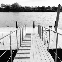 Pier over lake