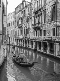 Boats in canal