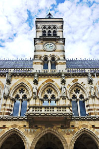 Low angle view of clock tower