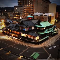 Buildings in city