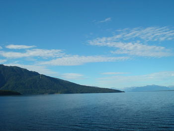 Scenic view of calm sea against sky