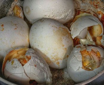 Close-up of food on table