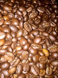 Full frame shot of roasted coffee