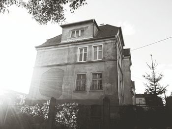 Low angle view of building against sky