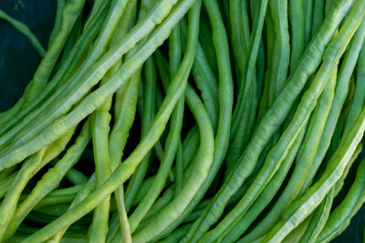 Full frame shot of green leaves