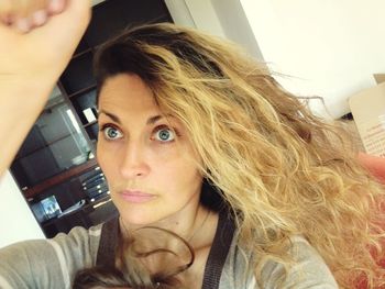 Portrait of young woman