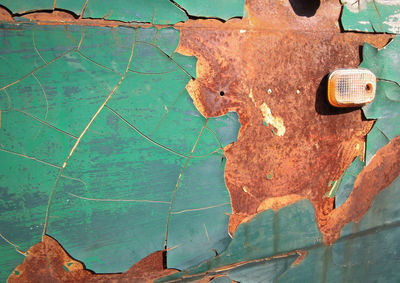 Close-up of weathered wall