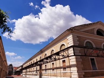 Low angle view of building against sky