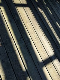 Wooden plank on wooden plank