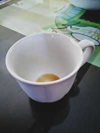 Close-up of coffee cup