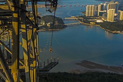 View of city at waterfront