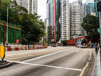 View of city street