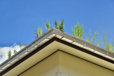 Low angle view of building against sky