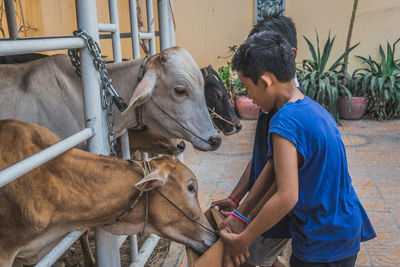 Man standing outdoors
