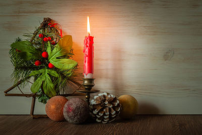 Various fruits on table