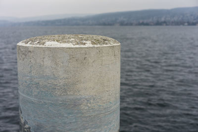 Close-up of water in container