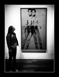 Full length of man photographing