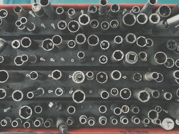 Full frame shot of machine