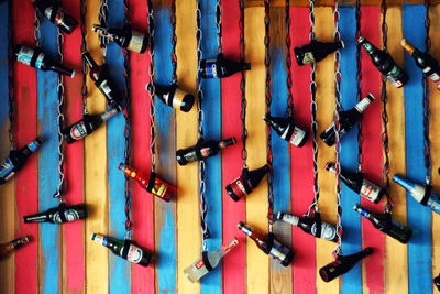 Full frame shot of multi colored pencils