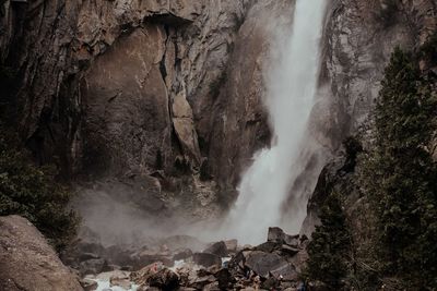 View of waterfall