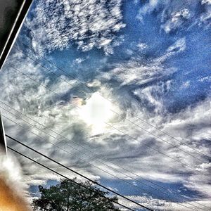 Scenic view of cloudy sky
