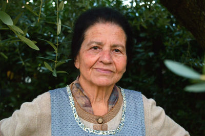 Portrait of young woman