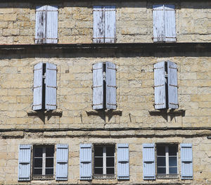 Low angle view of residential building