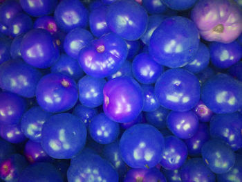 Full frame shot of blue berries